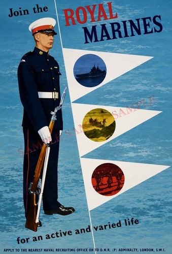 Royal marines recruiting a4 - recruiting,