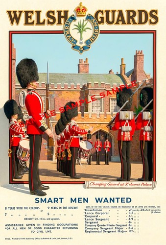 British army welsh - army, guards