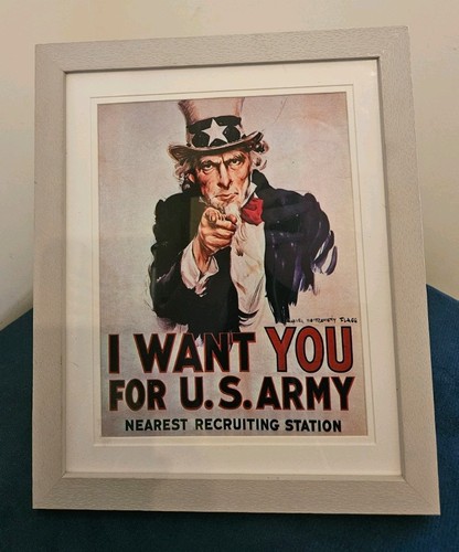 Poster print want you for - 'i,