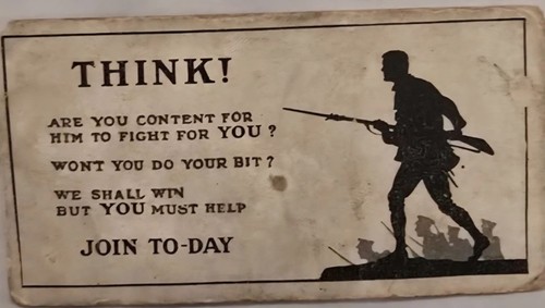 Antique 1915 think - 1915., "think!".