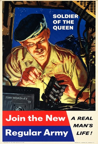 British army recruiting - british, a4