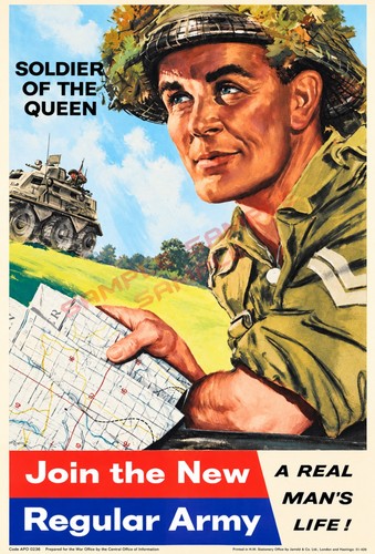 British army recruiting - army, a4
