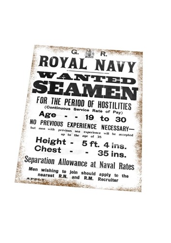 Royal navy recruitment vintage - royal,