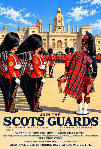 The scots guards recruiting - the,