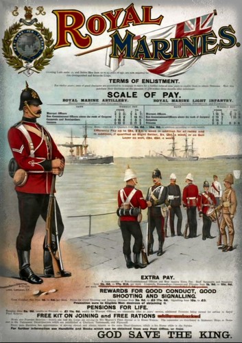 Digital print royal marines - digital,