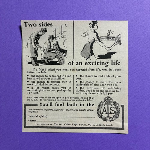 Ats recruitment 1948 - recruitment, original