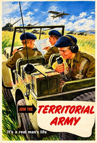 Territorial army british - ta,