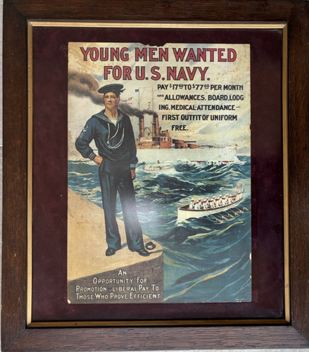Antique navy recruitment - antique, u.s.