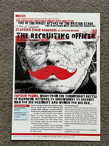 Signed theatre flyer 2003 - 2003,